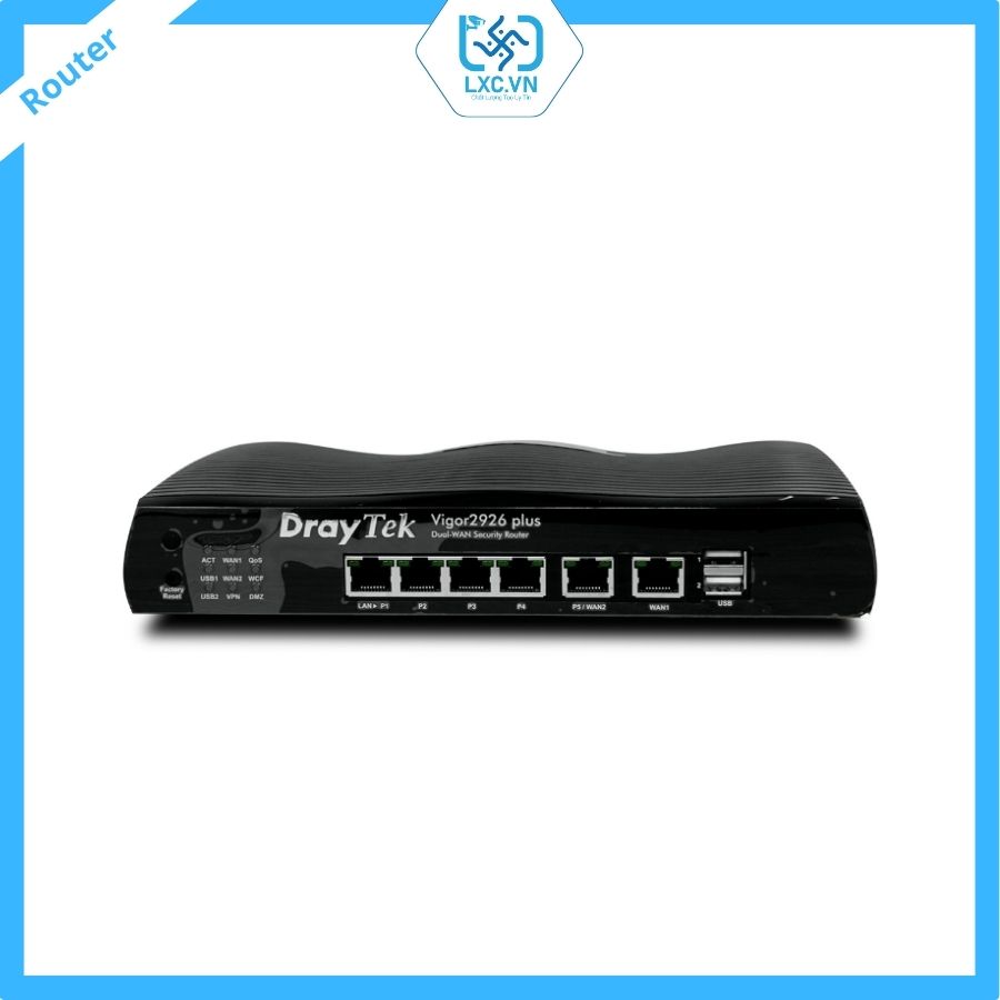 Thiết bị cân bằng tải Draytek Vigor 2926 Plus - Router VPN doanh nghiệp I Chính hãng